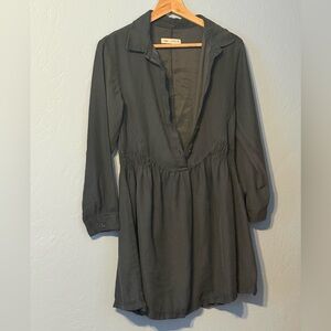 💕 14 Zara 3/4 Sleeve Deep Gray Tunic Dress 💕 3/$30 SALE!